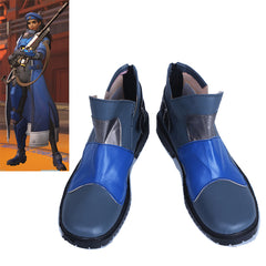 Overwatch Ana Cosplay Shoes Boots Customized