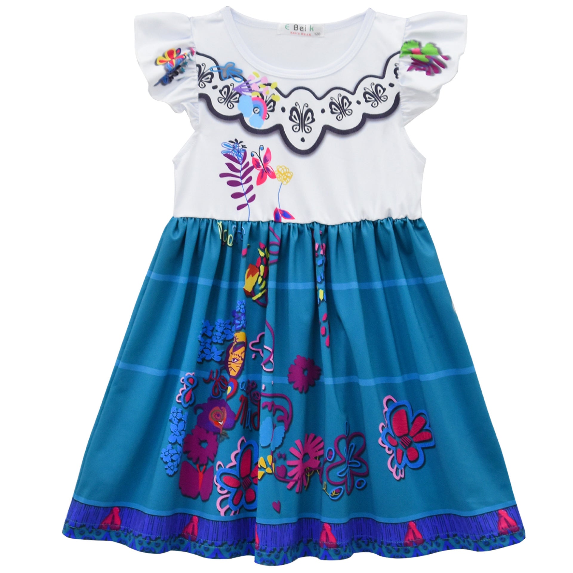 Encanto Cosplay Dress for Baby Girls Halloween Fancy Skirt