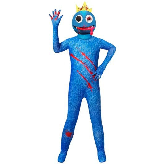Rainbow Friend Roblox Cosplay Costume for Boys Girls Bodysuit Halloween Fancy Jumpsuits
