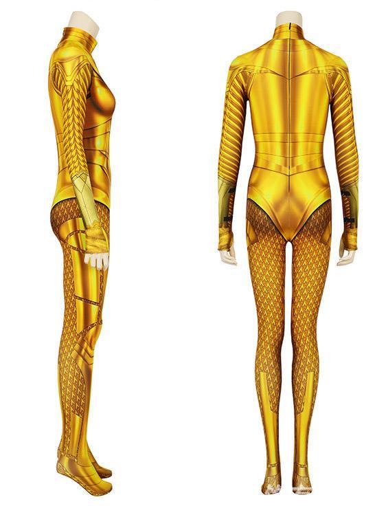 Wonder Woman Diana Golden Eagle Armor Cosplay Costume Halloween Fancy Jumpsuits Bodysuit