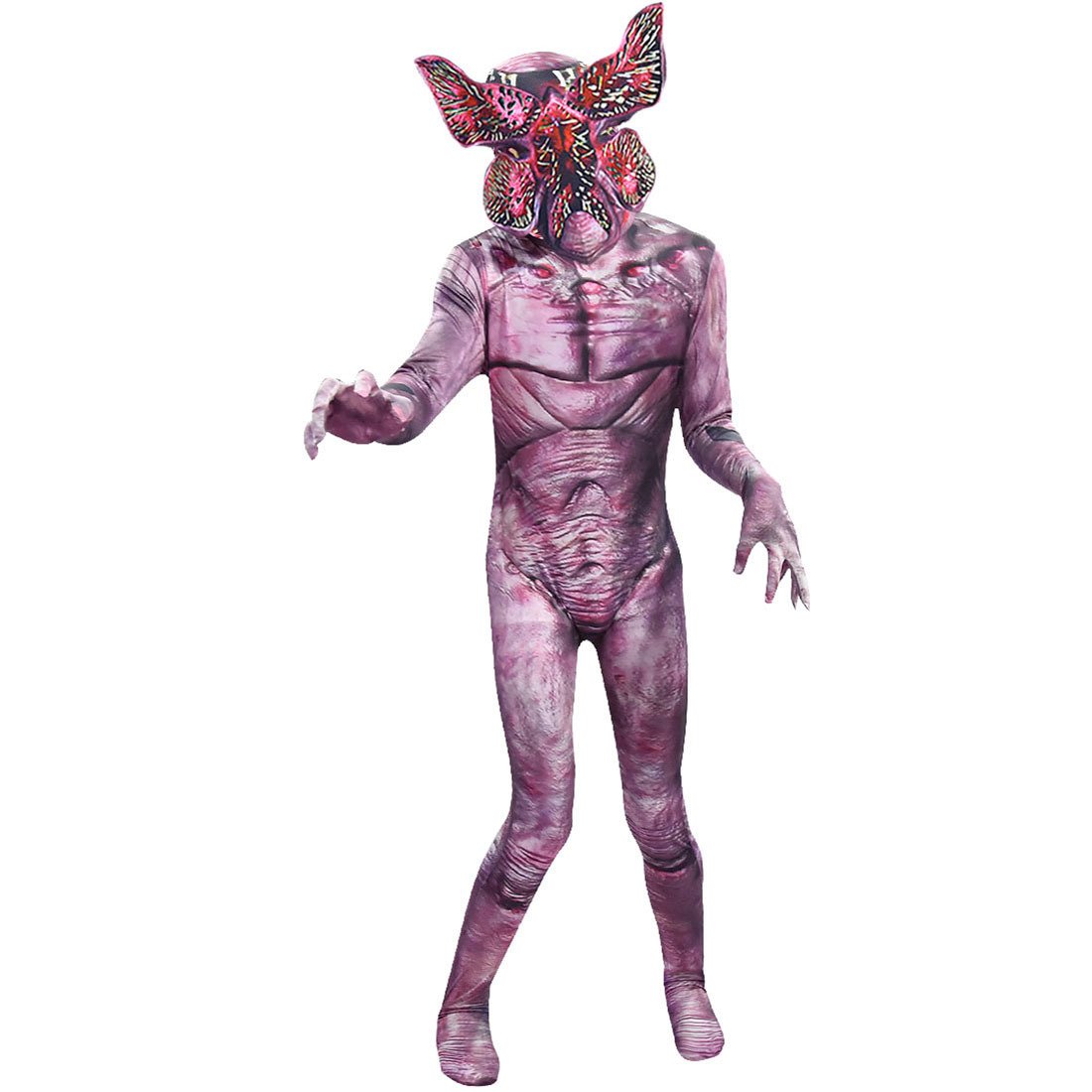 Stranger Things Demogorgon Cosplay Costume Adults Bodysuit Halloween Fancy Jumpsuits