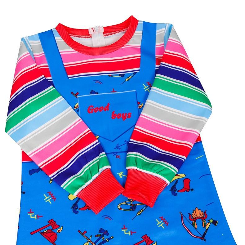 Tom Holland Child's Play Cosplay Costume Boys Girls Bodysuit Halloween Fancy Jumpsuits