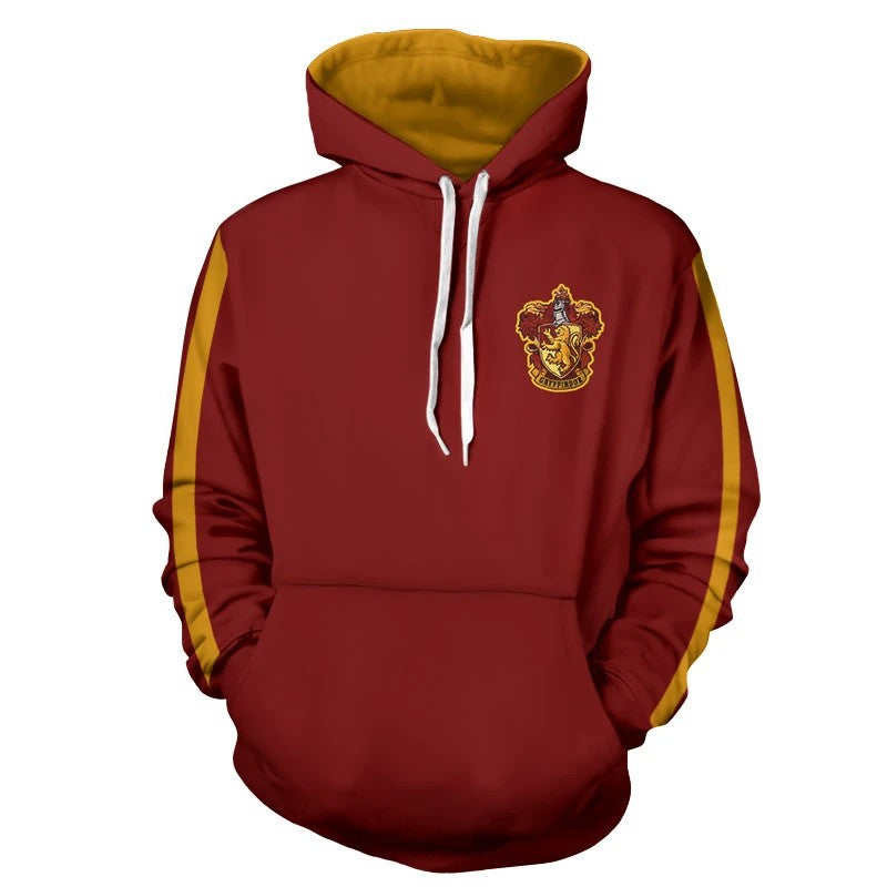 Harry Potter Ravenclaw Hufflepuff Cosplay Hoodie Sweater Hogwarts School Sweatshirt Coat Uniform