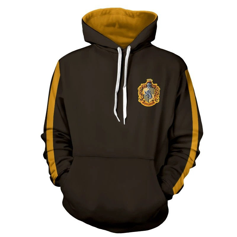 Harry Potter Ravenclaw Hufflepuff Cosplay Hoodie Sweater Hogwarts School Sweatshirt Coat Uniform