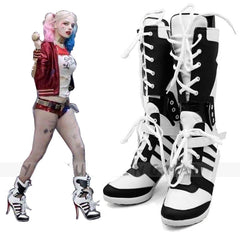 Suicide Squad Harley Quinn #4 Cosplay Shoes Boots Customized