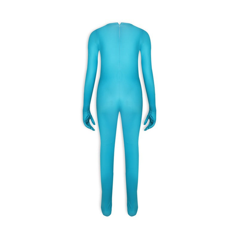 UFO Alien Extraterrestrial Cosplay Costume with Mask Boys Girls Bodysuit Halloween Fancy Jumpsuits