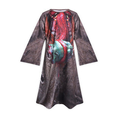 Mandalorian Yoda Cosplay Costume with Mask Boys Girls Bodysuit Halloween Fancy Jumpsuits