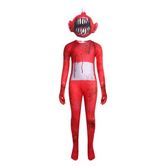 Scary Bloody Teletubbies Cosplay Costume with Mask Boy Girls Bodysuit Halloween Fancy Jumpsuits