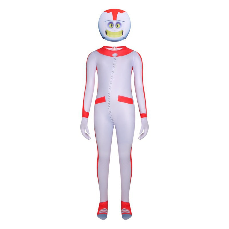 Wreck-it Ralph Cosplay Costume with Mask Boys Girls Bodysuit Halloween Fancy Jumpsuits