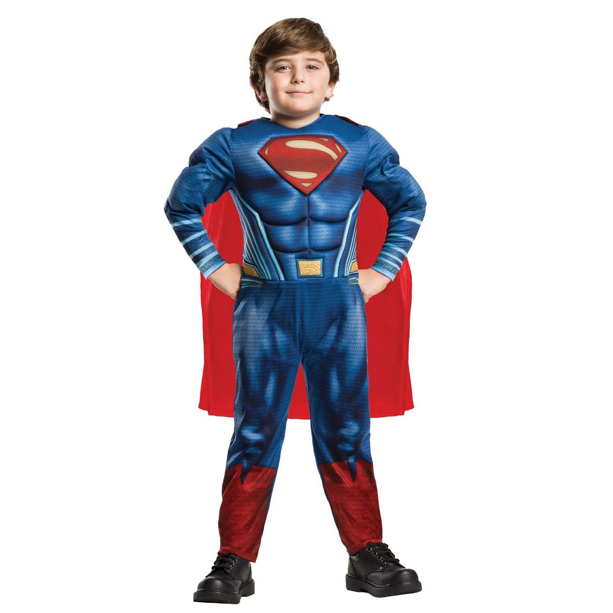 Superman Cosplay Costume Boys Girls Bodysuit Kids Halloween Fancy Jumpsuits