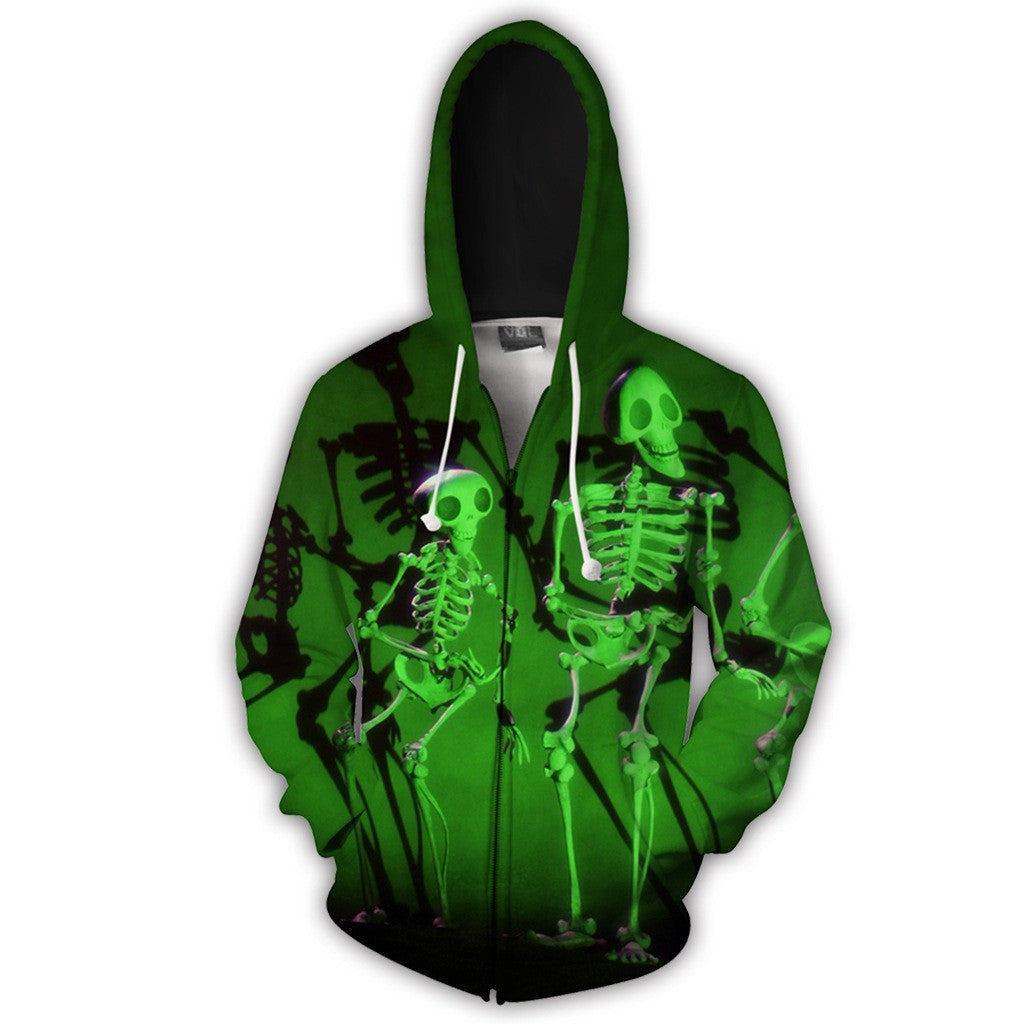 The Nightmare Before Christmas Men Women Casual Zipper Sweater Sweatshirt Jacket Coat