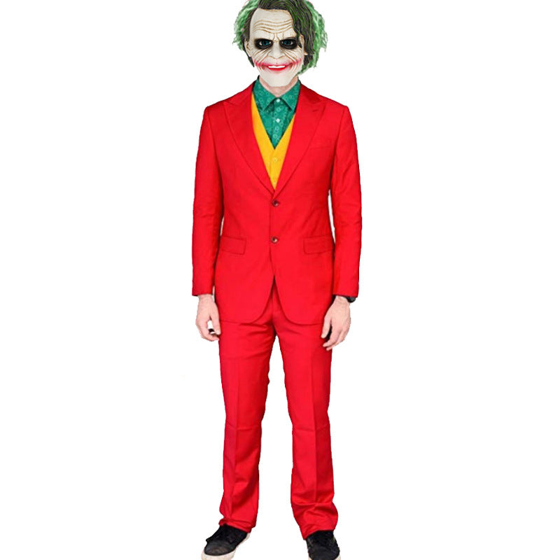 Joker Clown Joaquin Phoenix Halloween Cosplay Costume for Kids Adults