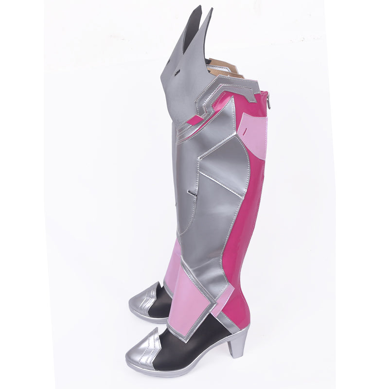 Overwatch Pink Angel Mercy Cosplay Shoes Boots Customized