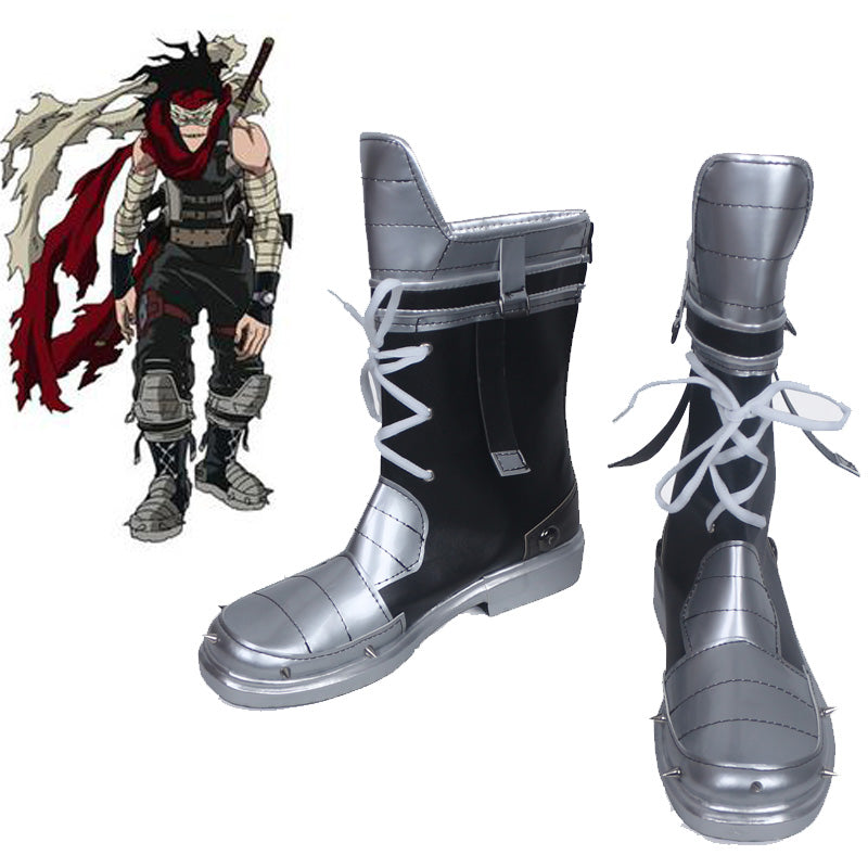 Stain Chizome Akaguro Cosplay Shoes Boots Customized