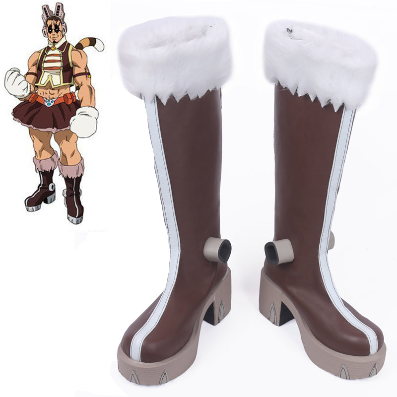 Tiger Yawara Chatora Cosplay Shoes Boots Customized