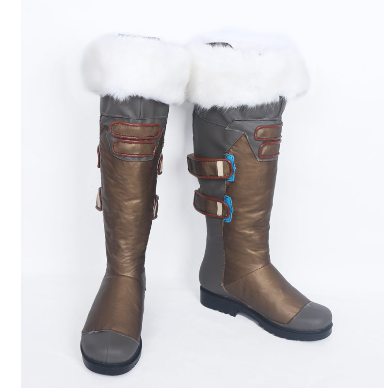 Overwatch Mei Cosplay Shoes Boots Customized