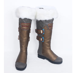 Overwatch Mei Cosplay Shoes Boots Customized