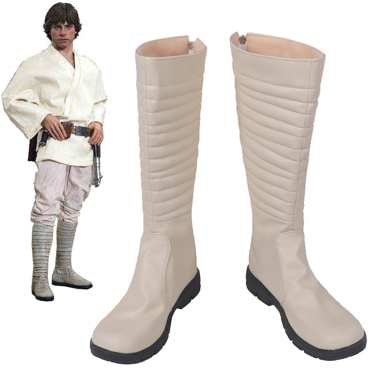 Star Wars Luke Skywalker Cosplay Shoes Boots Customized