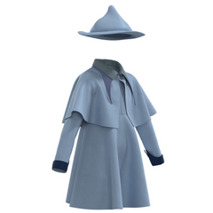 Fleur Delacour Cosplay Costume Beauxbatons School Uniform Suit for Kids Girls