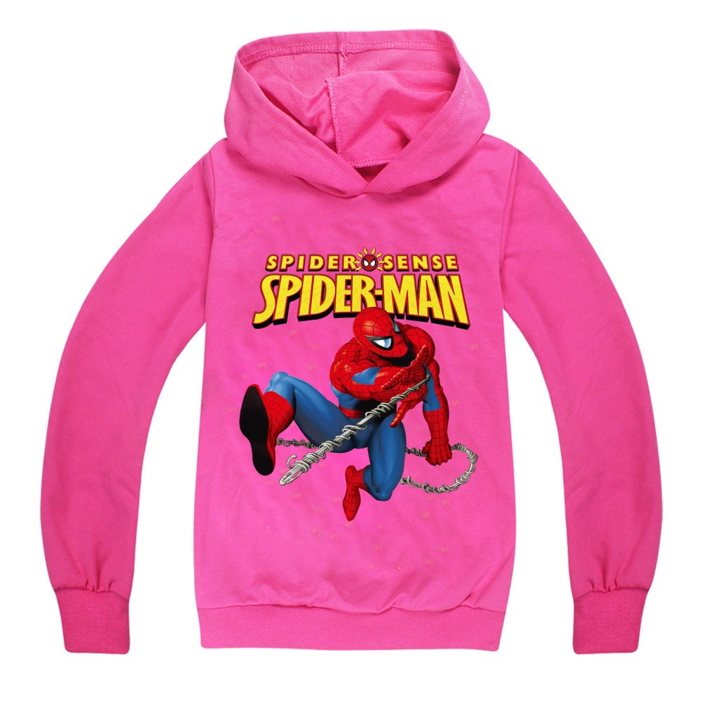 Spiderman Casual Sweatshirt  Spring Autumn Hoodie for Kids