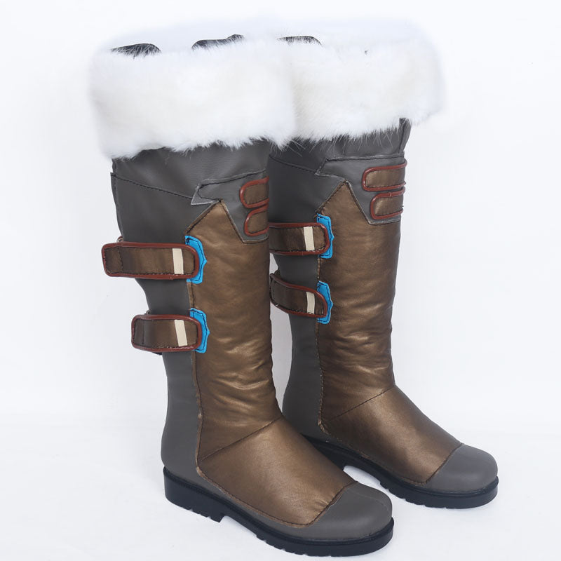 Overwatch Mei Cosplay Shoes Boots Customized