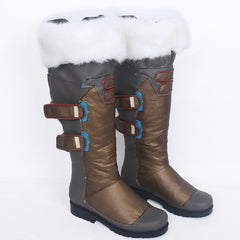 Overwatch Mei Cosplay Shoes Boots Customized