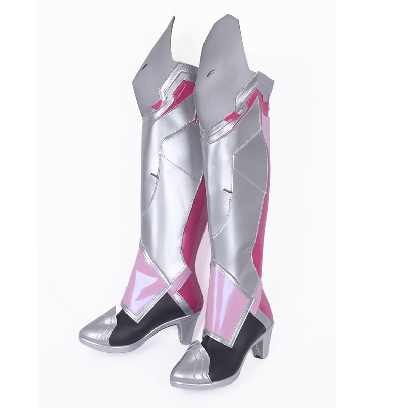Overwatch Pink Angel Mercy Cosplay Shoes Boots Customized