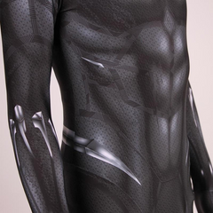 Black Panther Cosplay Costume Kids Adults Bodysuit Halloween Fancy Jumpsuits