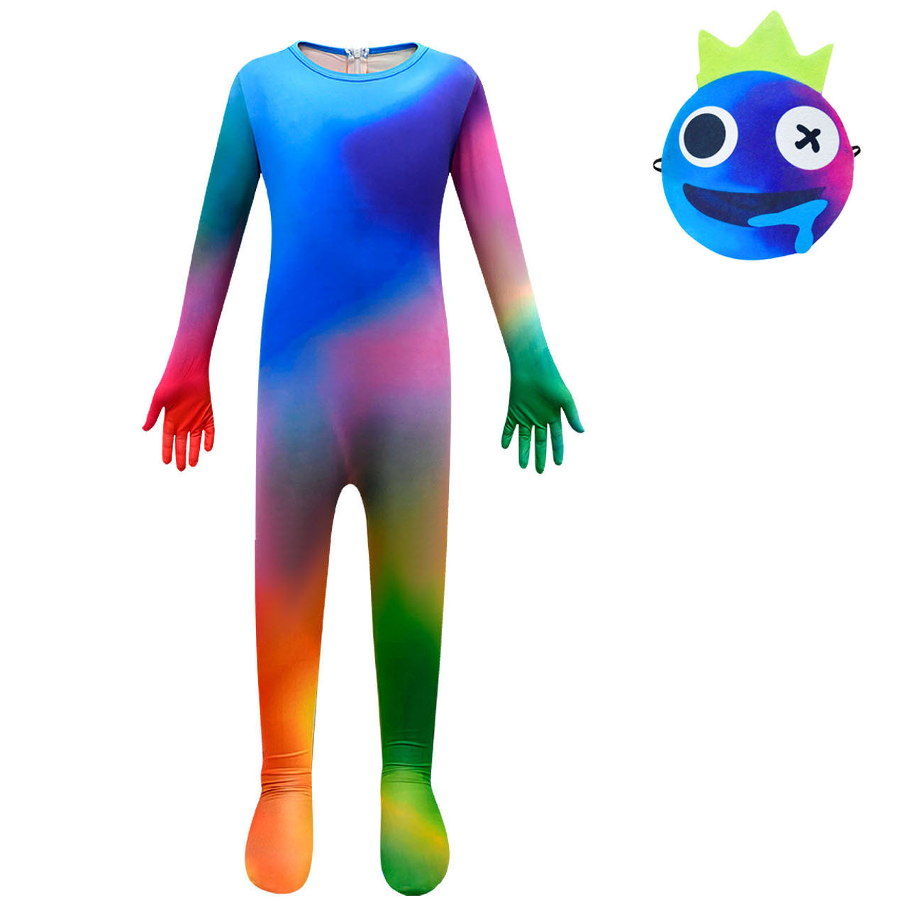Roblox Rainbow Friend Cosplay Costume for Boys Girls Bodysuit Halloween Fancy Jumpsuits