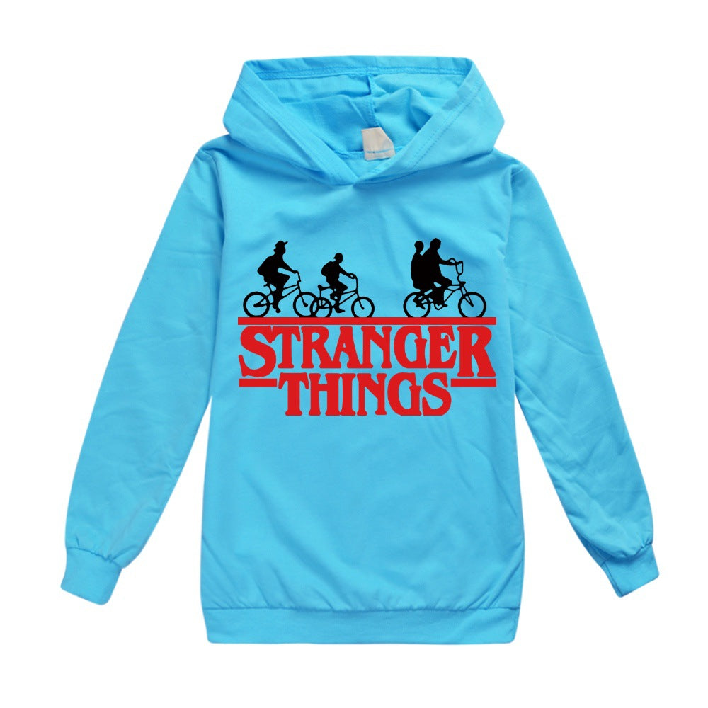 Stranger Things  Casual Sweatshirt  Spring Autumn Hoodie for Kids