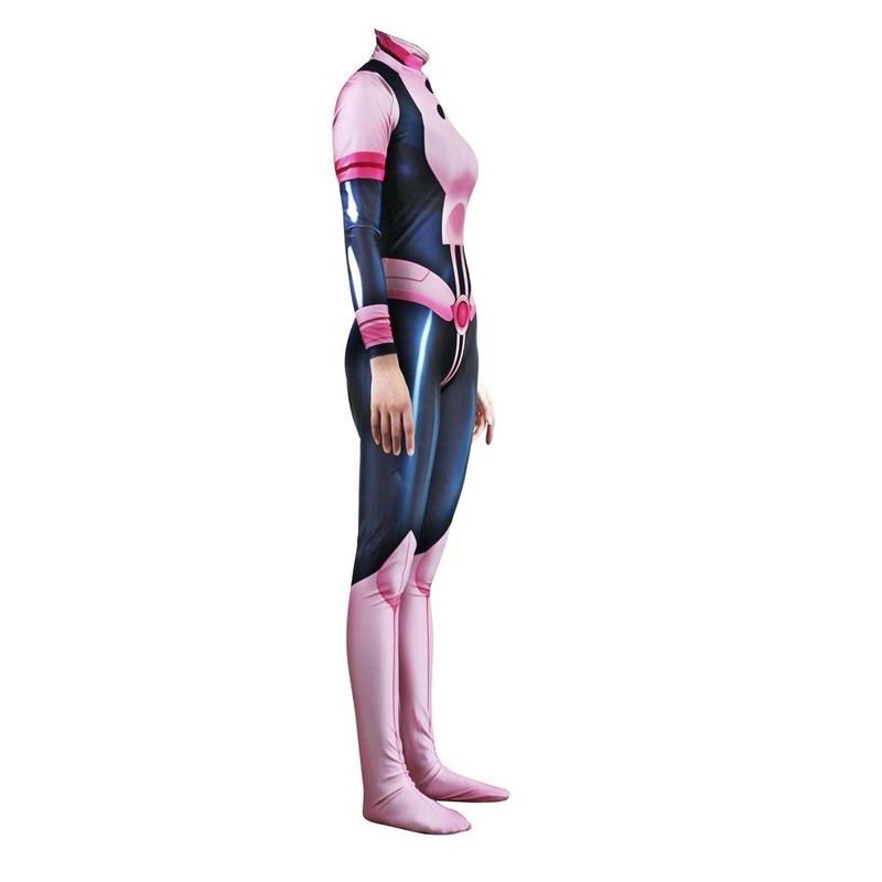 My Hero Academia OCHACO URARAKA Cosplay Costume Kids Adults Bodysuit Halloween Fancy Jumpsuits