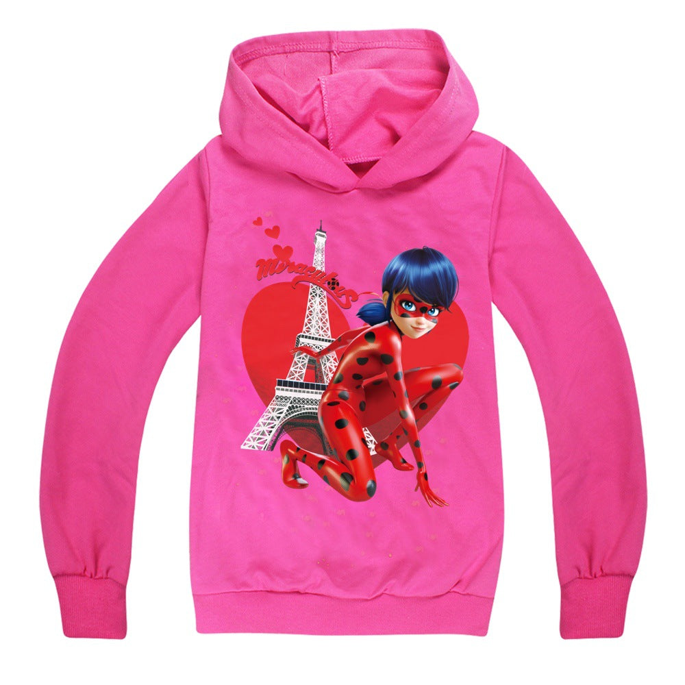 Ladybug Casual Sweatshirt  Spring Autumn Hoodie for Kids