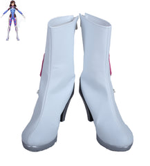 Overwatch D.Va Hana Song Cosplay Shoes Boots Customized