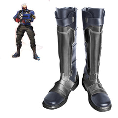 Overwatch Soldier 76 Cosplay Shoes Boots Customized