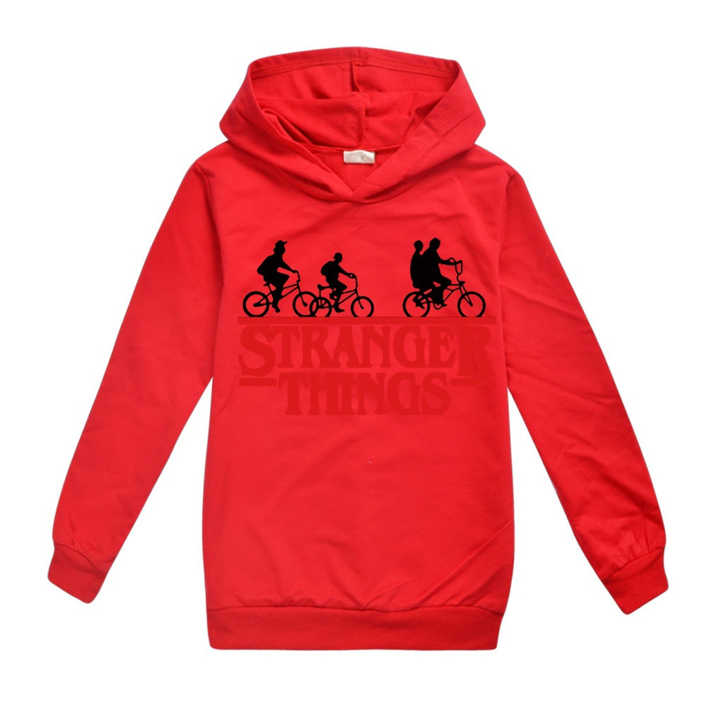 Stranger Things  Casual Sweatshirt  Spring Autumn Hoodie for Kids