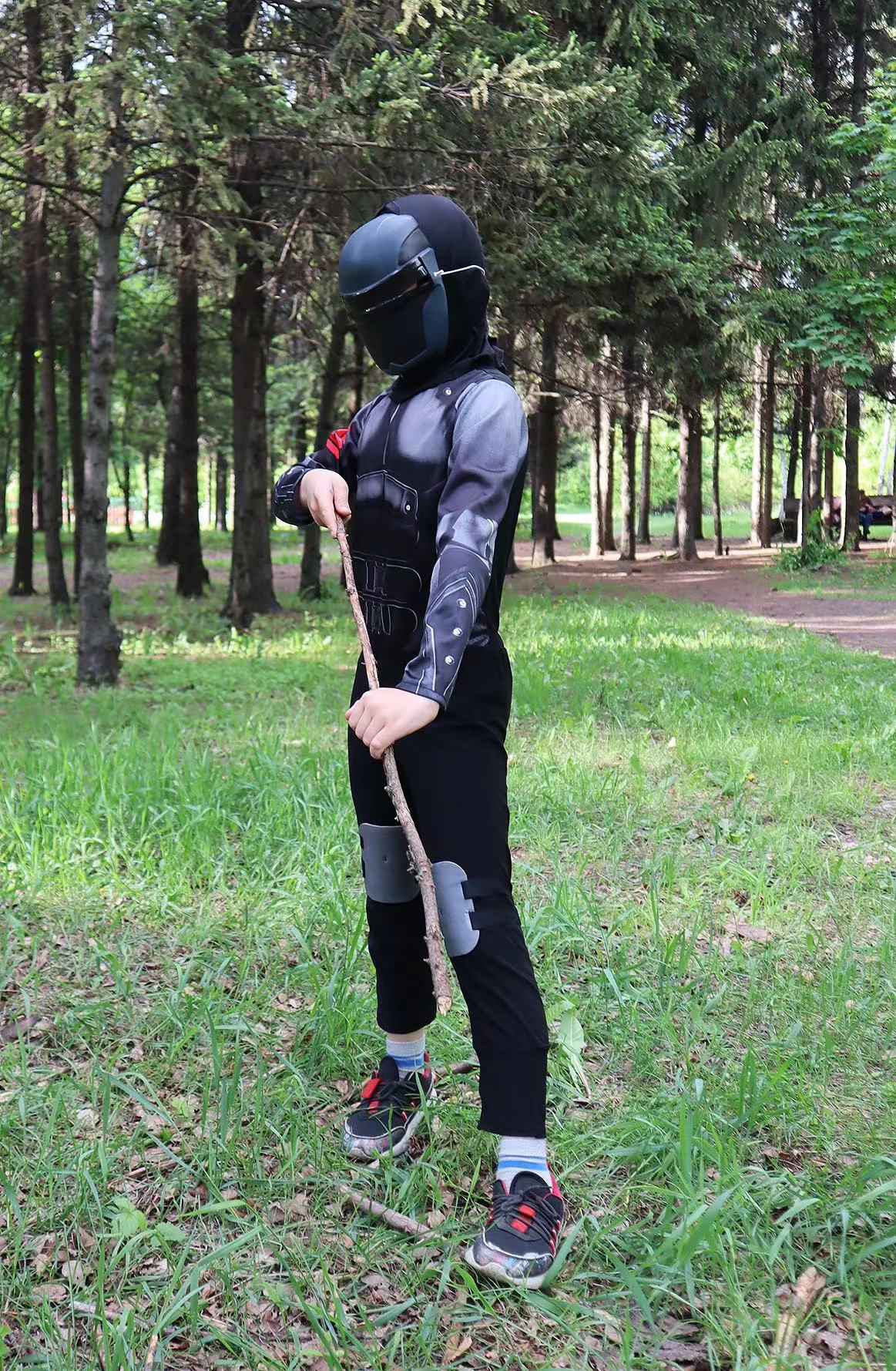 Superhero Snake Eye Ninja Cosplay Costume with Mask Boys Girls Bodysuit Halloween Fancy Jumpsuits