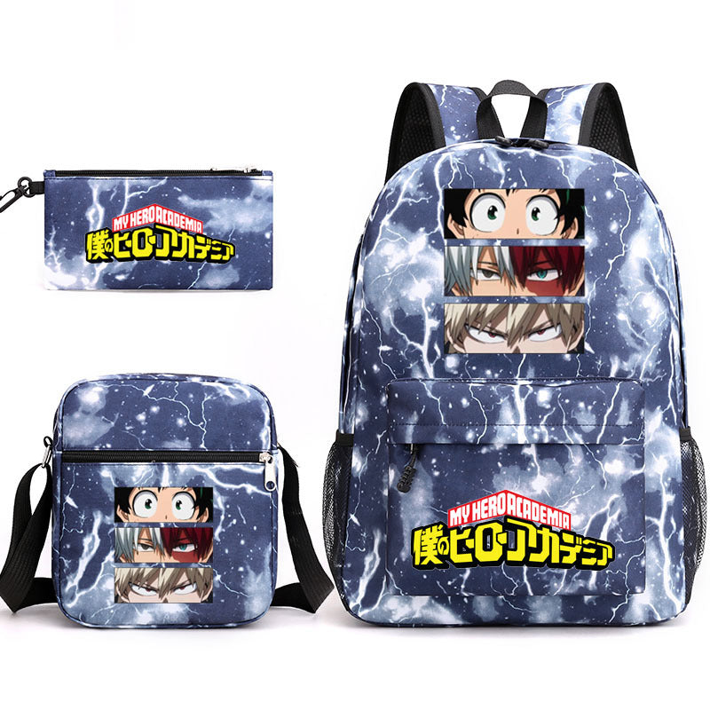 My Hero Academia Schoolbag Backpack Shoulder Bag Pencil Case set for Kids Students