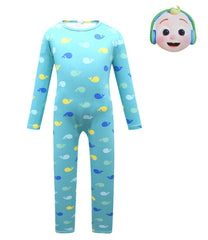 The Baby Song Melon CoCo JJ Cosplay Costume with Mask Boys Girls Bodysuit Halloween Fancy Jumpsuits