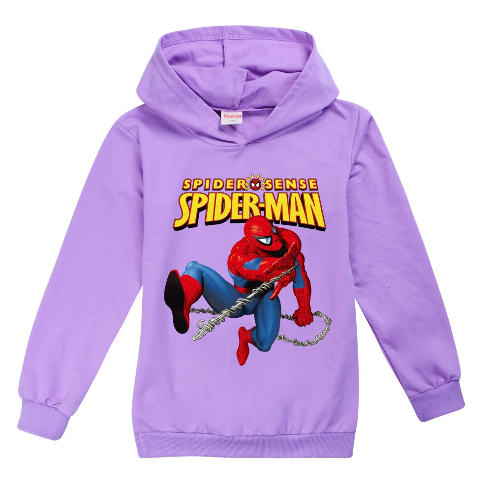 Spiderman Casual Sweatshirt  Spring Autumn Hoodie for Kids