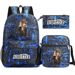 Taylor Swift Printed Schoolbag Backpack Shoulder Bag Pencil Bag 3pcs set for Kids Students