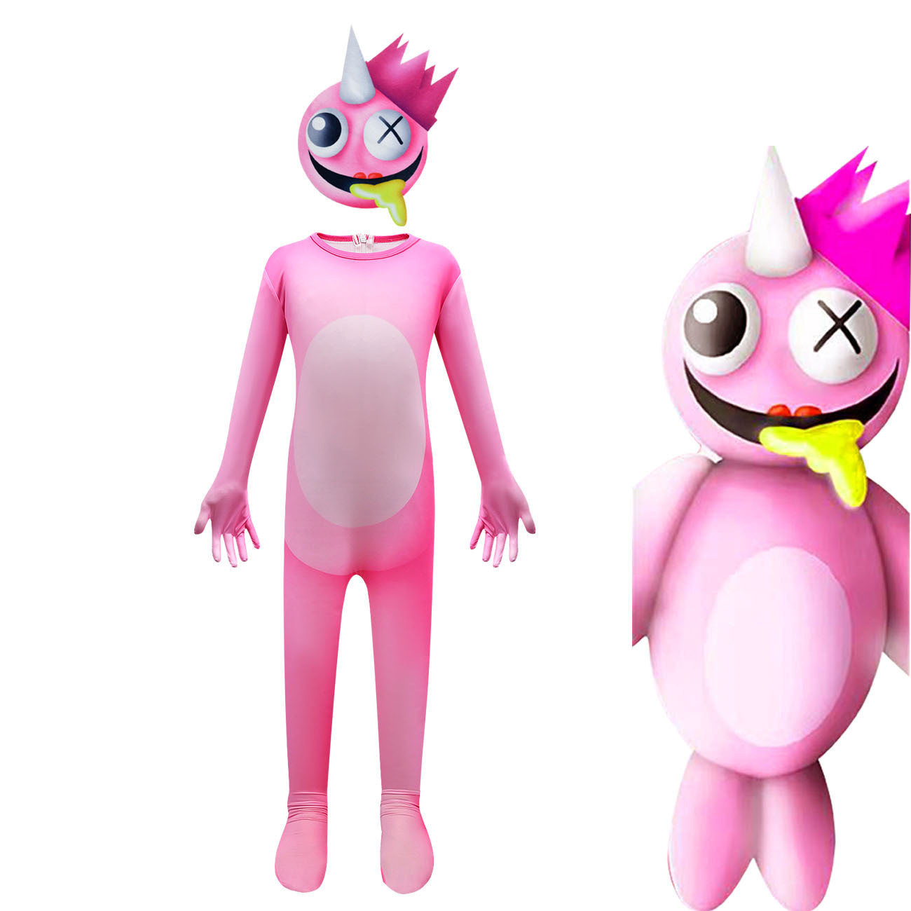 Roblox Rainbow Friend Cosplay Costume for Boys Girls Bodysuit Halloween Fancy Jumpsuits