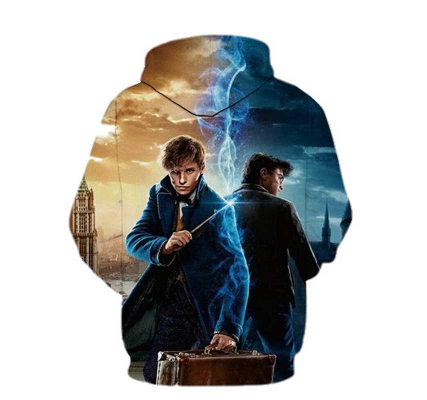 Harry Potter Hogwarts New Fashion Casual Hoodie Sweater Unisex Sweatshirt Coat