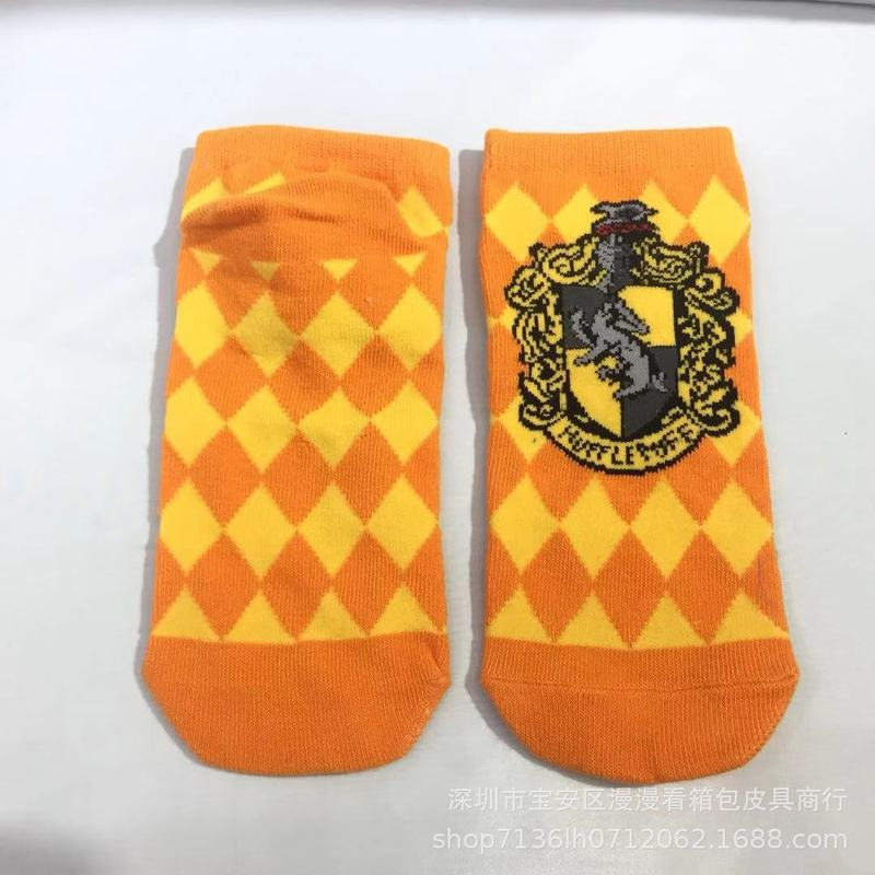 Hogwarts Slytherin Hermione Malfoy Short Cotton Socks for Youth