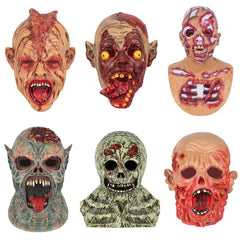 Halloween Horror Zombie Cosplay Mask Scary Latex Face Masks