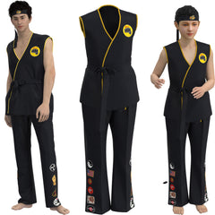 The Karate Kid Taekwondo Clothes Halloween Cosplay Costume for Adult Children