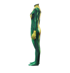 X-Men Rogue Cosplay Costume Kids Adults Bodysuit Halloween Fancy Jumpsuits