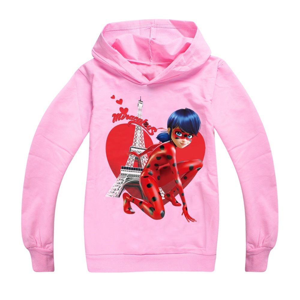 Ladybug Casual Sweatshirt  Spring Autumn Hoodie for Kids