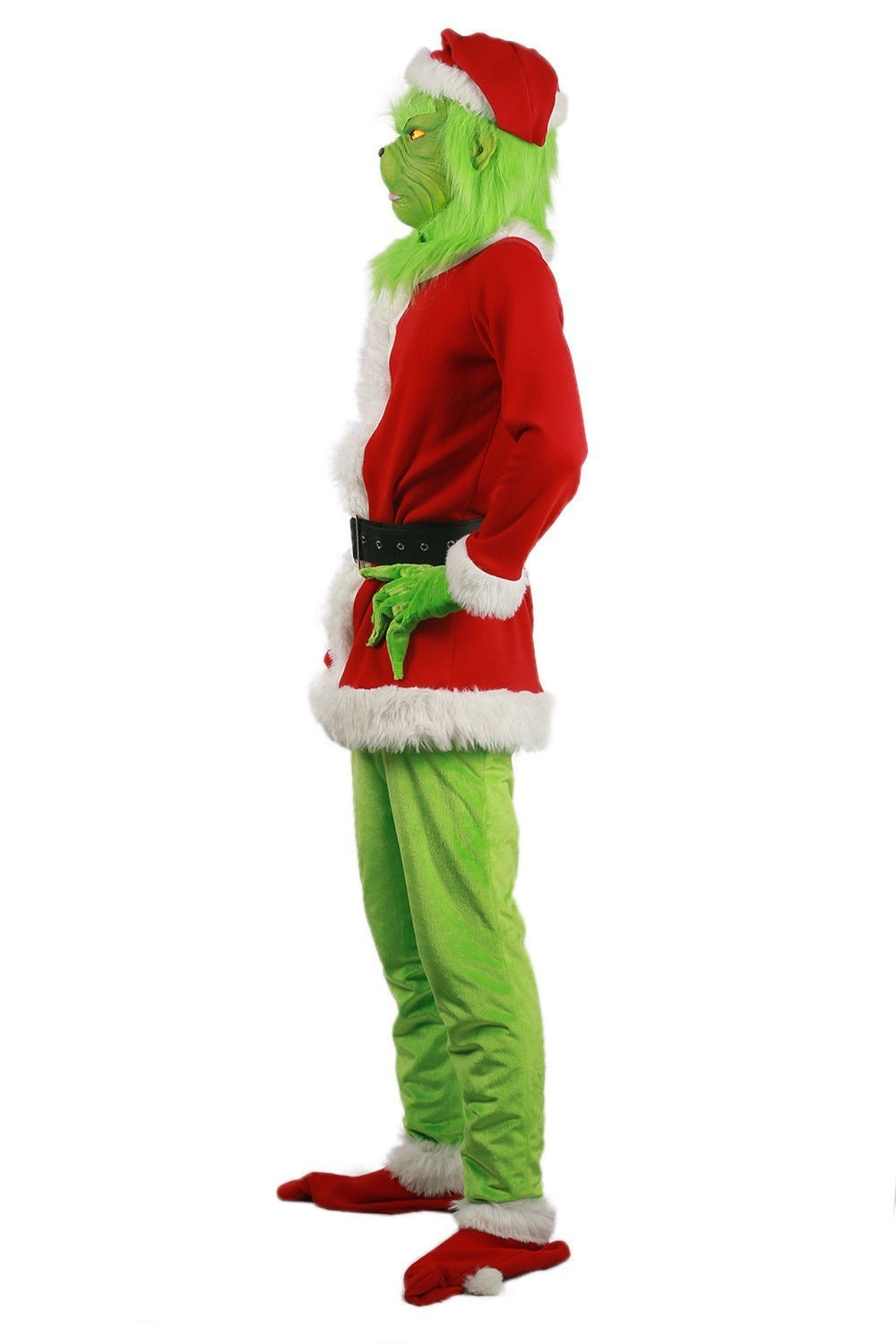 The Grinch Cosplay Costume Full Set for Halloween