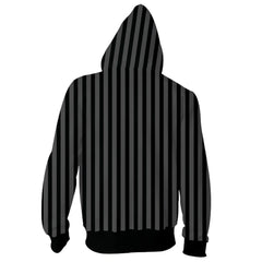 Wednesday Addams Men Women Casual Zipper Sweater Sweatshirt Jacket Coat