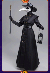 Darkest Dungeon Doctor Schnabel Halloween Cosplay Costume Long-billed Crow Dress Uniform